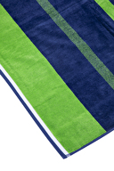 Özdilek Saint Tropez Crab Stripe Kadife Plaj Havlusu 101x188 cm