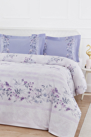 Özdilek Caroline Çift Kişilik Lastikli Çarşaf Nevresim Takımı