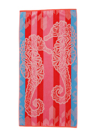 Özdilek Summer Heat Seahorse Kadife Plaj Havlusu 70x140 cm