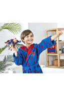 Özdilek Superman Blue Lisanslı Çocuk Bornoz Seti 11/12 Yaş