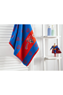 Özdilek Superman Blue Lisanslı Çocuk Bornoz Seti 11/12 Yaş