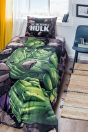 Özdilek Ironman - Hulk Tek Kişilik Lisanslı Çift Taraflı Çocuk Nevresim Takımı