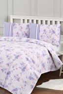 Floretta Purple Daisy Çift Kişilik Pike Takımı