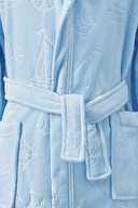 Özdilek Boy Marine Kapüşonlu Kadife Çocuk Bornozu 11/12 Yaş