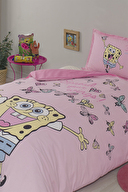 Özdilek Spongebob Butterfly Tek Kişilik Lisanslı Çocuk Nevresim Takımı