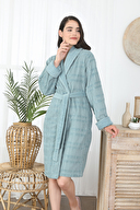 Sadem Organik Spruce Şal Yaka Bornoz