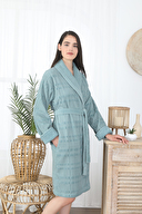 Sadem Organik Spruce Şal Yaka Bornoz