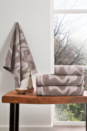 Özdilek Marble Kadife Banyo Havlusu 90x150 cm