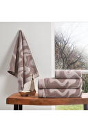 Özdilek Marble Kadife Banyo Havlusu 90x150 cm