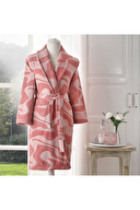 Özdilek Marble Kadife Şal Yaka Bornoz