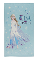 Özdilek Frozen Elsa Snow Queen Disney Lisanslı Kadife Plaj Havlusu 70x130 cm