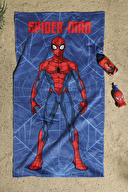 Özdilek Spiderman Web Lisanslı Kadife Plaj Havlusu 70x130 cm