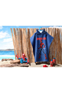Özdilek Spiderman Web Lisanslı Kadife Çocuk Panço 4/9 Yaş