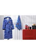 Özdilek Spiderman Frame Lisanslı Çocuk Bornoz Seti 9/10 Yaş