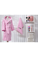 Özdilek Minnie Mouse Awesome Disney Lisanslı Çocuk Bornoz Seti 5/6 Yaş