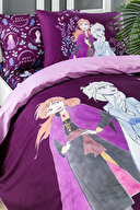 Özdilek Frozen Natural Tek Kişilik Disney Lisanslı Lastikli Çarşaf Çocuk Nevresim Takımı