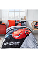 Özdilek Cars LMQ95 Tek Kişilik Disney Lisanslı Lastikli Çarşaf Çocuk Nevresim Takımı