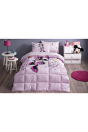 Özdilek Minnie Mouse Icon Tek Kişilik Disney Lisanslı Lastikli Çarşaf Çocuk Uyku Seti