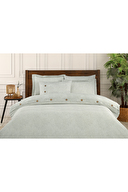 Sadem Organik Soft Linen King Size Saten Nevresim Takımı