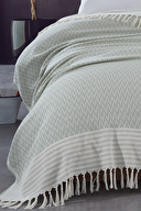 Floretta Weave Çift Kişilik Pike Örtü 200x230 cm