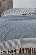 Floretta Rombo Çift Kişilik Pike Örtü 200x230 cm