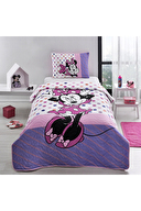 Özdilek Minnie Mouse Trend Tek Kişilik Disney Lisanslı Çocuk Yatak Örtüsü 160x230 cm
