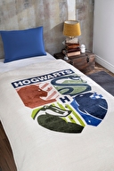 Özdilek Harry Potter Hogward Lisanslı Tek Kişilik Çocuk Battaniyesi 150x200 cm