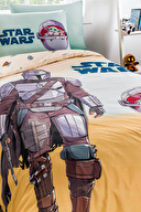 Özdilek Starwars Mandalorian Tek Kişilik Lisanslı Lastikli Çarşaf Çocuk Nevresim Takımı