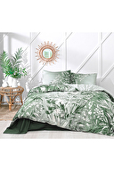 Özdilek Fronda Çift Kişilik Soft Life Saten Nevresim Takımı