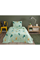 Floretta Avocado Tek Kişilik Pike Takımı