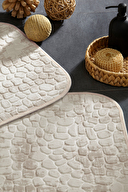 Özdilek Stone 2'li Embos Banyo Paspası