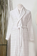 Özdilek Land Kadife Şal Yaka Bornoz