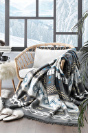 Özdilek Etnico Tek Kişilik Pamuklu Battaniye 150x200 cm