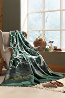 Özdilek Olive Çift Kişilik Pamuklu Battaniye 180x220 cm