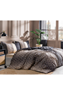 Özdilek Noche Çift Kişilik Lastikli Çarşaf Nevresim Takımı