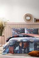 Özdilek Colored Shape Tek Kişilik Kışlık Flanel Nevresim Takımı