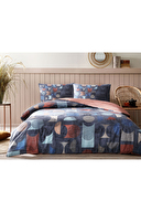 Özdilek Colored Shape Tek Kişilik Kışlık Flanel Nevresim Takımı