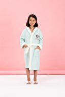 Özdilek Minnie Mouse Heart Nakışlı Disney Lisanslı Kapüşonlu Çocuk Bornozu 9/10 Yaş