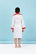 Özdilek Spiderman Grey Nakışlı Lisanslı Kapüşonlu Çocuk Bornozu 7/8 Yaş