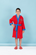 Özdilek Cars Go Nakışlı Disney Lisanslı Kapüşonlu Çocuk Bornozu 11/12 Yaş