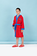 Özdilek Cars Go Nakışlı Disney Lisanslı Kapüşonlu Çocuk Bornozu 11/12 Yaş