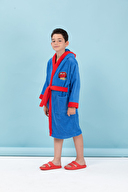 Özdilek Cars Mcqueen Nakışlı Disney Lisanslı Kapüşonlu Çocuk Bornozu 7/8 Yaş