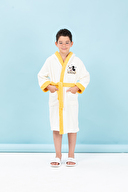 Özdilek Mickey Mouse Star Nakışlı Disney Lisanslı Kapüşonlu Çocuk Bornozu 7/8 Yaş