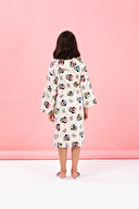 Özdilek Minnie Mouse Colours Disney Lisanslı Kapüşonlu Çocuk Bornozu 11/12 Yaş