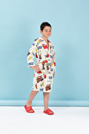 Özdilek Cars Springs Disney Lisanslı Kapüşonlu Çocuk Bornozu 5/6 Yaş