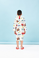 Özdilek Cars Springs Disney Lisanslı Kapüşonlu Çocuk Bornozu 7/8 Yaş