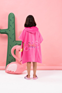 Özdilek Barbie Sea Lisanslı Kadife Çocuk Panço 4/9 Yaş