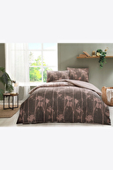 Özdilek Marrom Çift Kişilik Nevresim Takımı