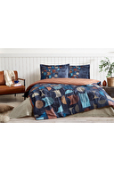 Özdilek Colored Shape Çift Kişilik Nevresim Takımı