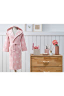 Özdilek Peace Birds Kapüşonlu Peştamal Çocuk Bornozu 3/4 Yaş